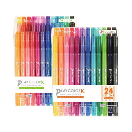 Tombow Play Color K Twin Tip Marker Set for Writing Drawing and Calligraphy - Retail Maharaj