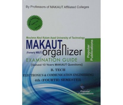 MAKAUT ORGANIZER (Electronics and Communication Engineering) 4th semester - Retail Maharaj