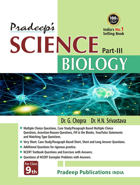 Pradeeps Science Part 3 Biology For Class 9 : Cbse - Retail Maharaj