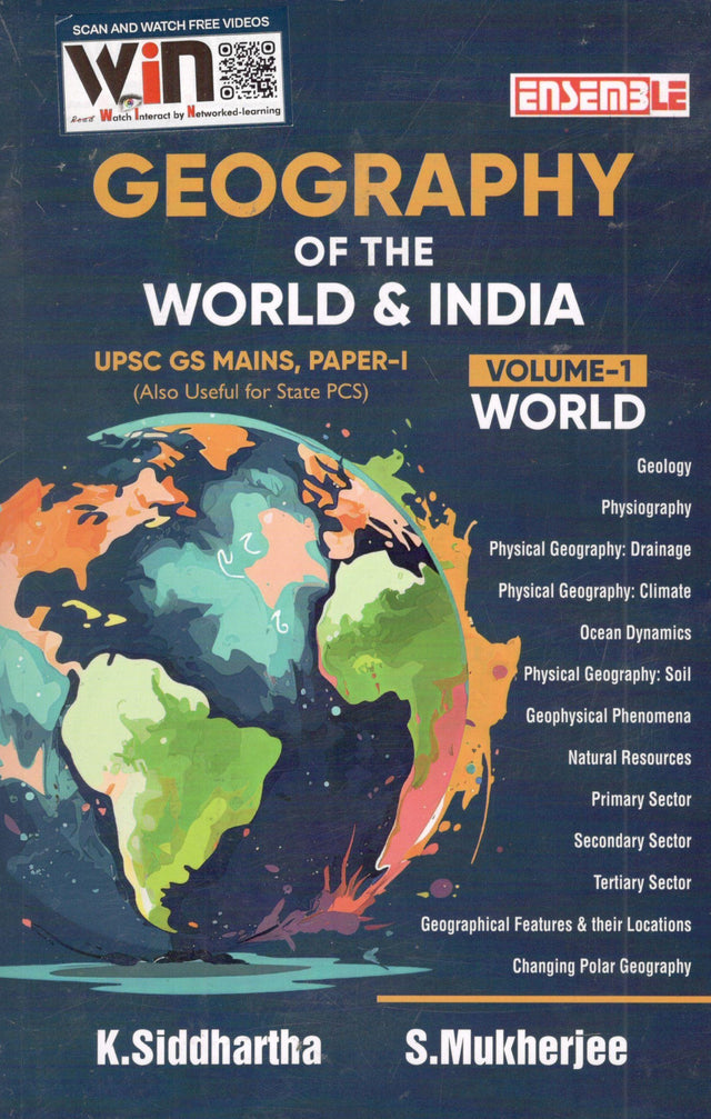 GEOGRAPHY OF THE WORLD &amp; INDIA : UPSC GS MAINS, PAPER-I - Retail Maharaj