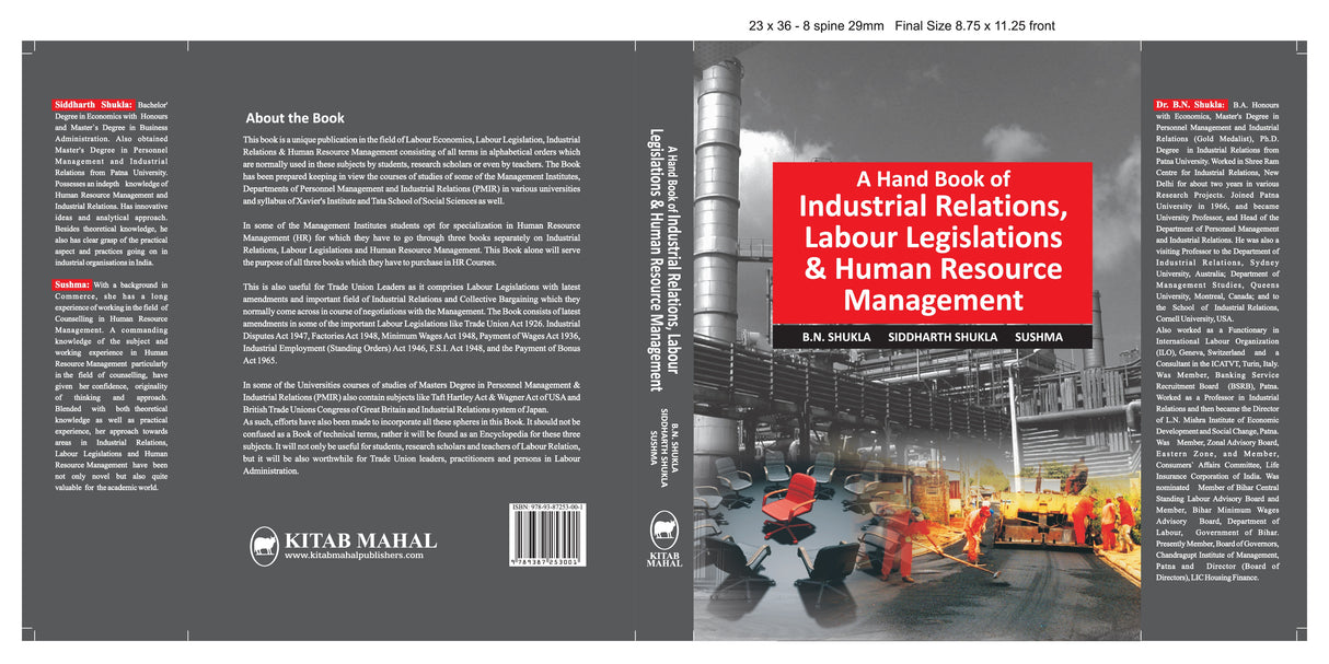 A Hand Book of Industrial Relations, Labour Legislations &amp; Human Resource Management - Retail Maharaj