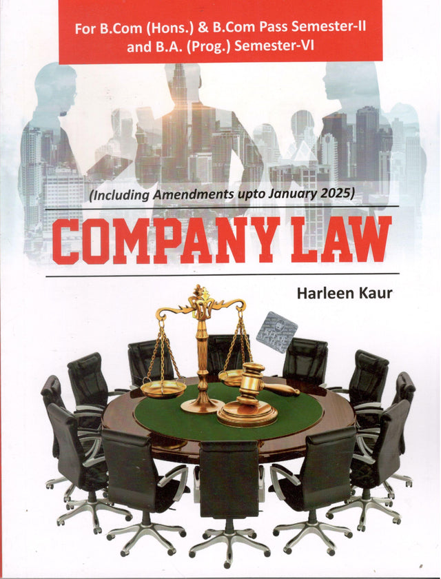 Company Law B.Com Prog. – University Curriculum - Retail Maharaj