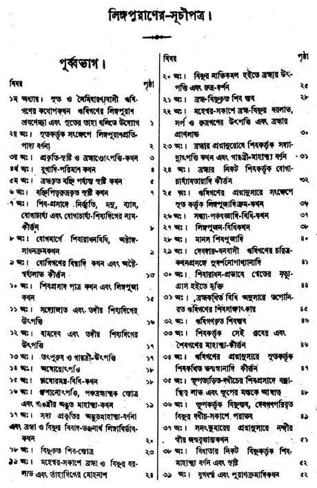 Linga Purana (Bengali) - Retail Maharaj