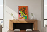 Handmade Madhubani Painting – Peacock Holding Girl | Mithila Art Traditional Indian Folk Wall Decor - Retail Maharaj