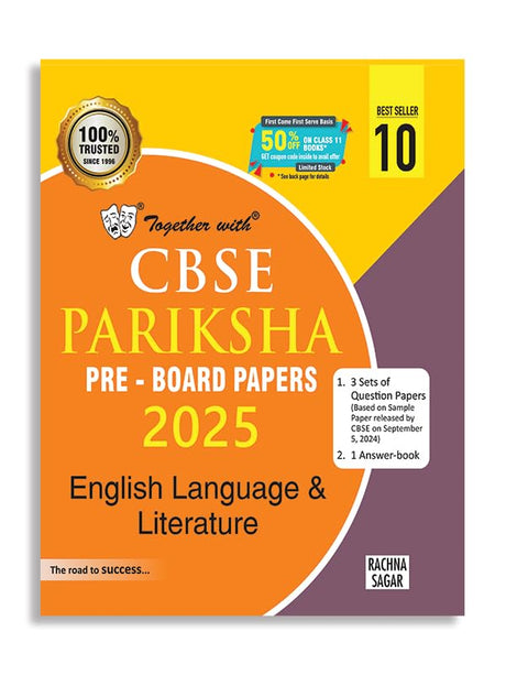 Together With Cbse Class 10 English Language And Literature Pariksha Pre-Board Papers For Exam 2025 - Retail Maharaj