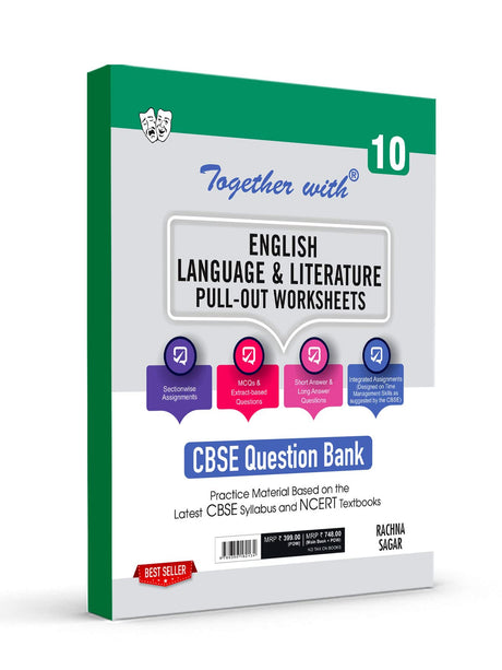 Together With Cbse Class 10 English Language And Literature Pow (Pull Out Worksheet) Solved Question Bank & Practice Papers - Retail Maharaj