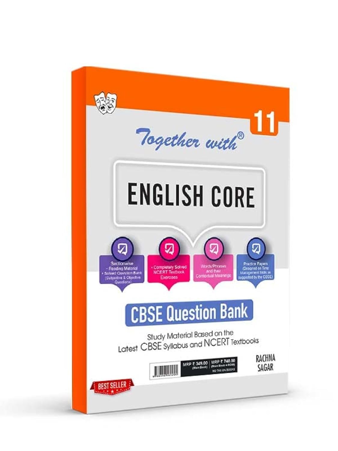 Together With Cbse Class 11 English Core Solved Question Bank & Practice Papers - Retail Maharaj