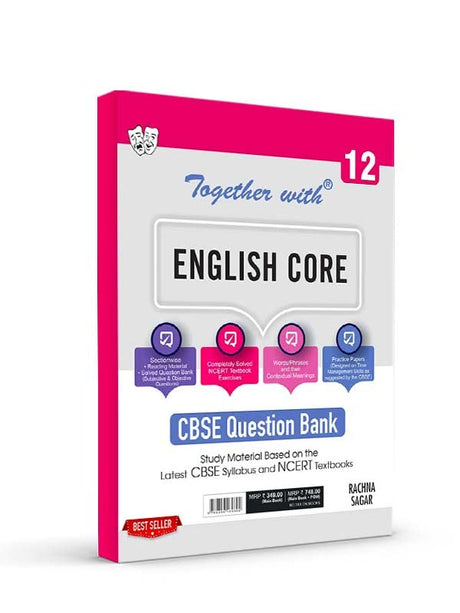 Together With Cbse Class 12 English Core Solved Question Bank & Practice Papers - Retail Maharaj