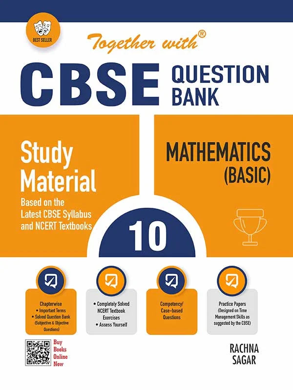 Together with CBSE Question Bank Class 10 Mathematics (Basic) Exam 202 - Retail Maharaj