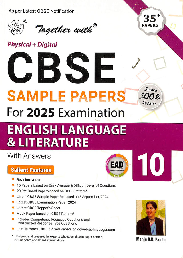 Together With English Language & Literature Cbse Sample Papers For Class 10 - Retail Maharaj