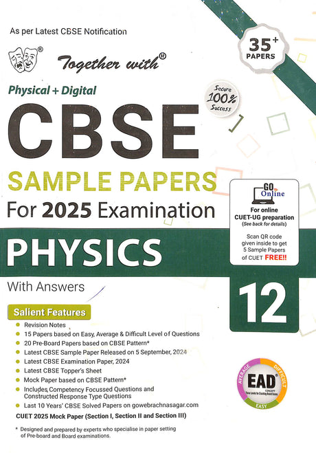 Together With Physics Class 12 Cbse Sample Papers For 2025 Examination - Retail Maharaj