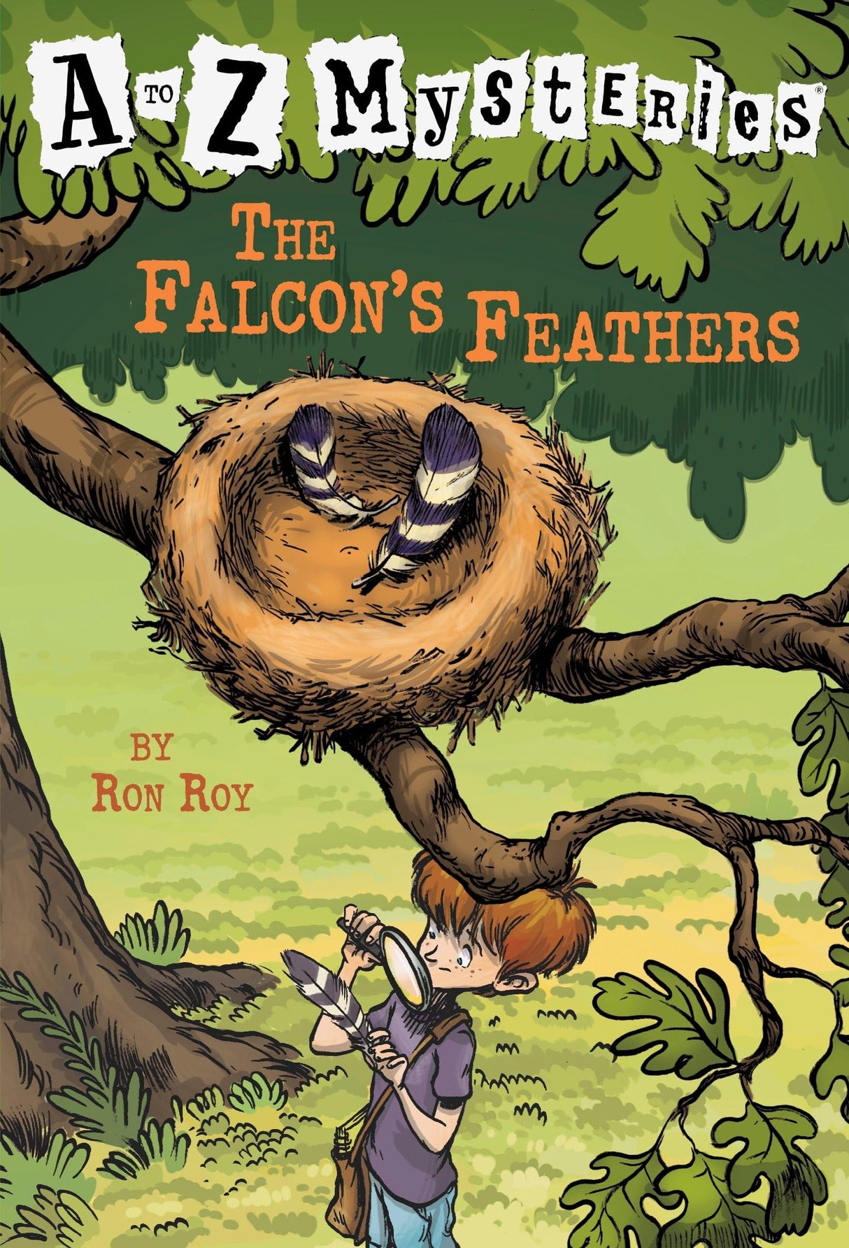 A to Z Mysteries: The Falcon's Feathers (A Stepping Stone Book(TM)): 6 - Retail Maharaj