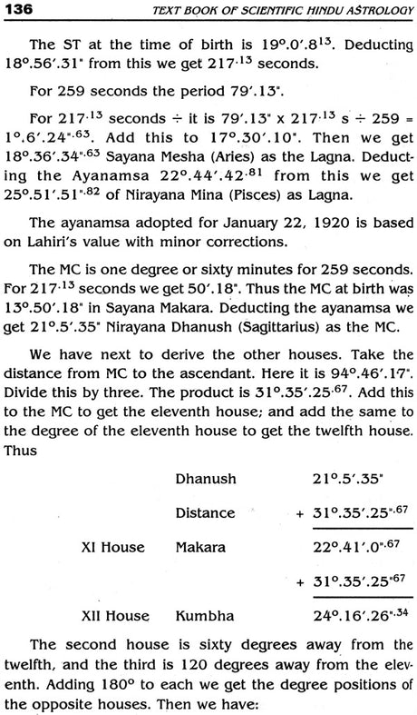 Text Book of Scientific Hindu Astrology (Ancient Wisdom of Seers To Unlock The Doors of Destiny) (In Two Volumes) - Retail Maharaj