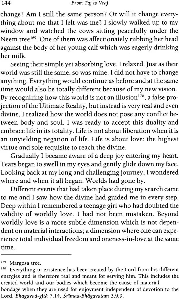 From Taj to Vraj (A Feminine Spiritual Odyssey) - Retail Maharaj