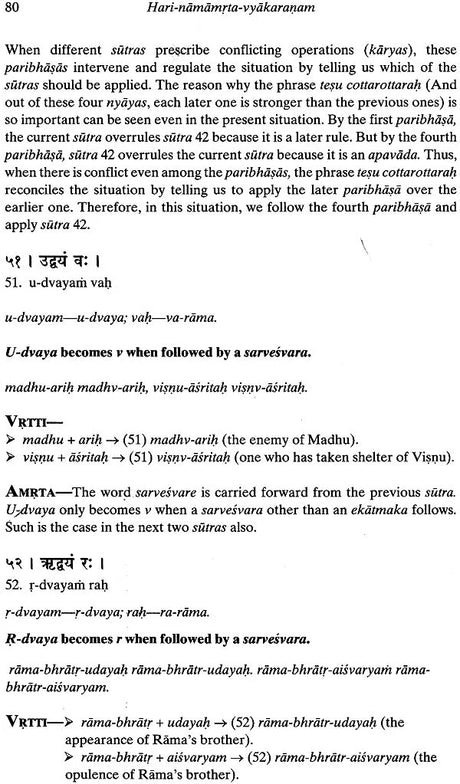 Hari Namamrta Vyakaranam - Learn Sanskrit Grammar Through the Names of Krishna (Set of 2 Volumes) - Retail Maharaj