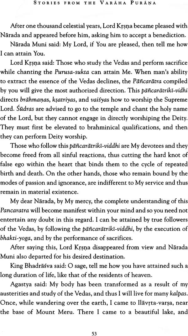 Stories from the Varaha Purana - Retail Maharaj