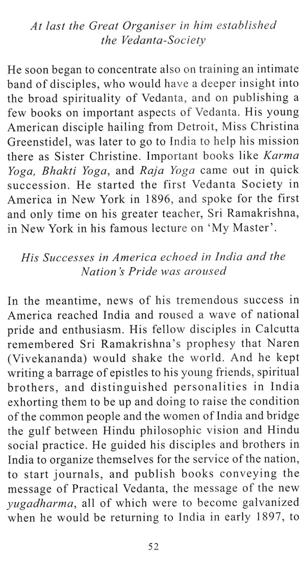 Swami Vivekananda India’s Emissary To the West - Retail Maharaj