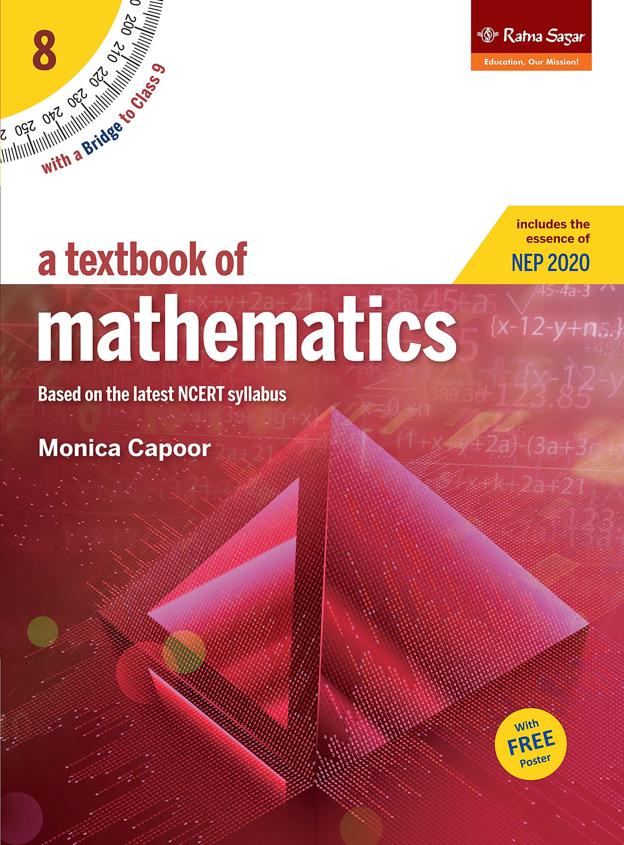 New On Board! A Text Book Of Mathematics 8 - For Class 8 - Ratna Sagar - Retail Maharaj