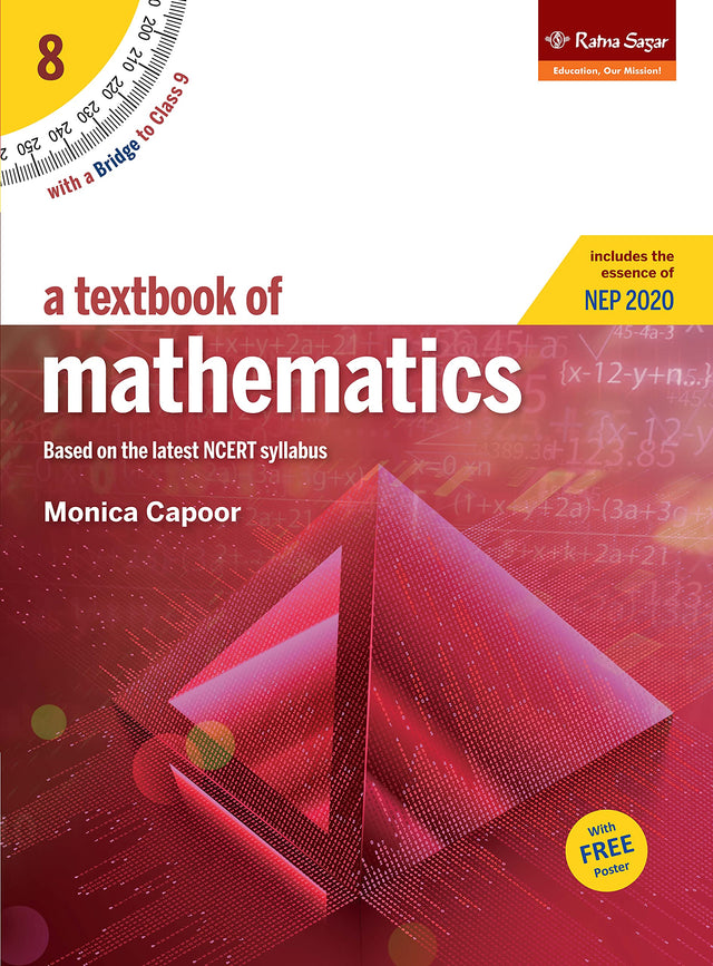 New On Board! A Text Book Of Mathematics 8 - For Class 8 - Ratna Sagar - Retail Maharaj