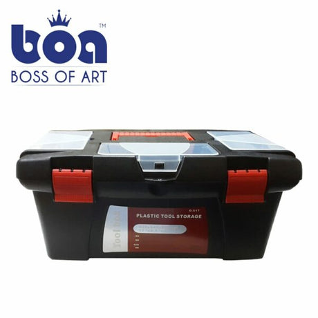 Boss Of Art Storage Box Organizer with Removable Tray – Large Size - Retail Maharaj