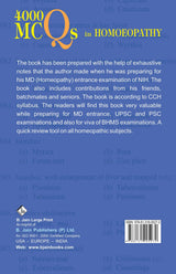 4000 Mcqs in Homeopathy for UPSC, PSC and Md Entrance Examinations - Retail Maharaj