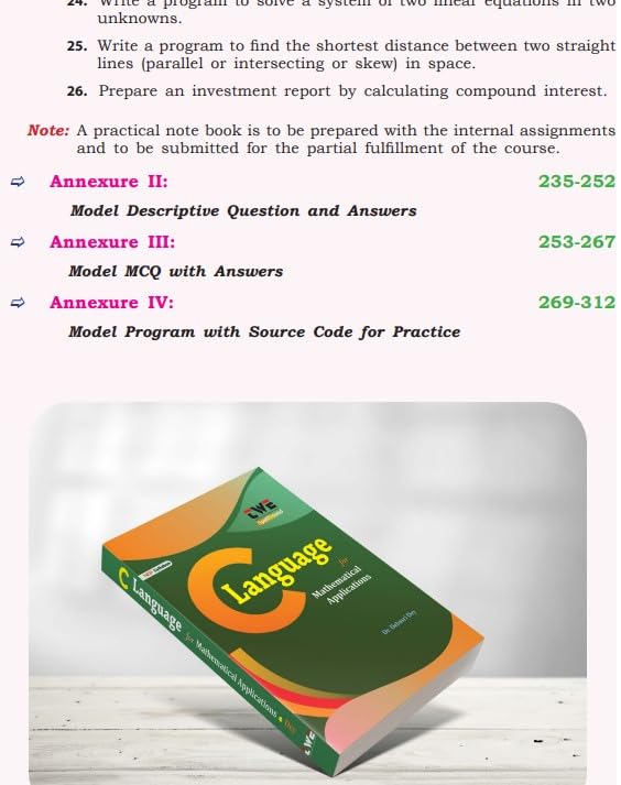 C Language For Mathematical Applicatons (English Version) - Retail Maharaj