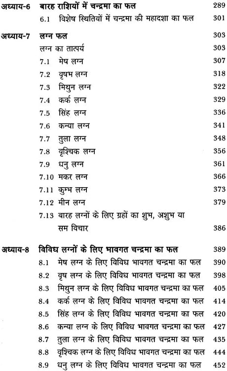चंद्र दशा फलदीपिका: Chandra Dasha Phaladipika - Retail Maharaj