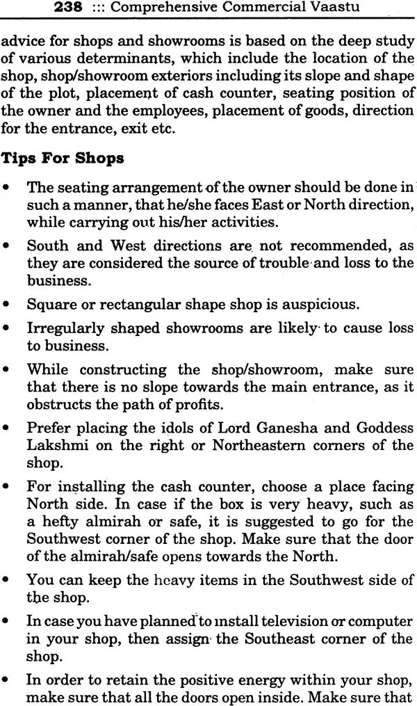Comprehensive Commercial Vaastu - Retail Maharaj