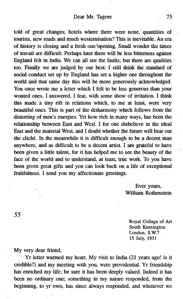 Dear Mr. Tagore (95 Letters Written to Rabindranath Tagore from Europe and America) (An old and Rare book) - Retail Maharaj