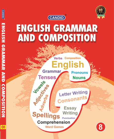 Evergreen Candid English Grammar And Composition: Class- 8 - Retail Maharaj
