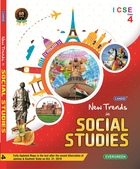 Evergreen Candid Icse New Trends In Social Studies:Class- 4 - Retail Maharaj