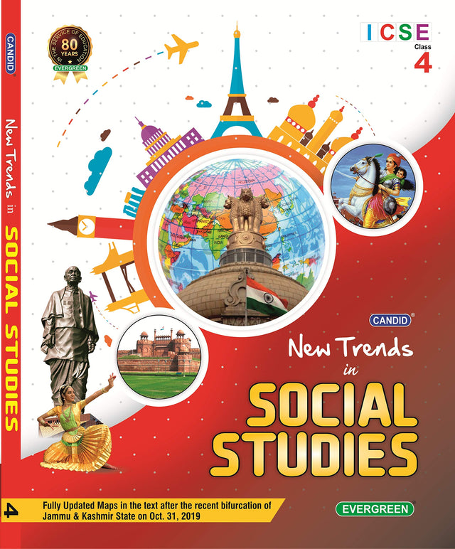 Evergreen Candid Icse New Trends In Social Studies:Class- 4 - Retail Maharaj