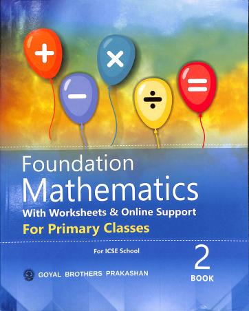 Foundation Mathematics For Primary Classes Book 2 (ICSE) - Retail Maharaj