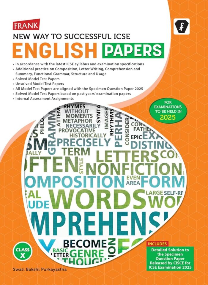 Frank Brothers ICSE English Model Test Paper for Class 10 | 2025 - Retail Maharaj