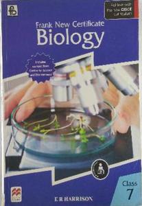 Frank New Certificate Biology For Class 7 - Retail Maharaj