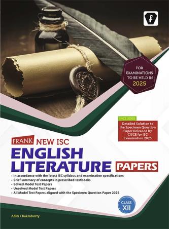 Frank New ISC English Literature Papers Class 12 (2025) - Retail Maharaj