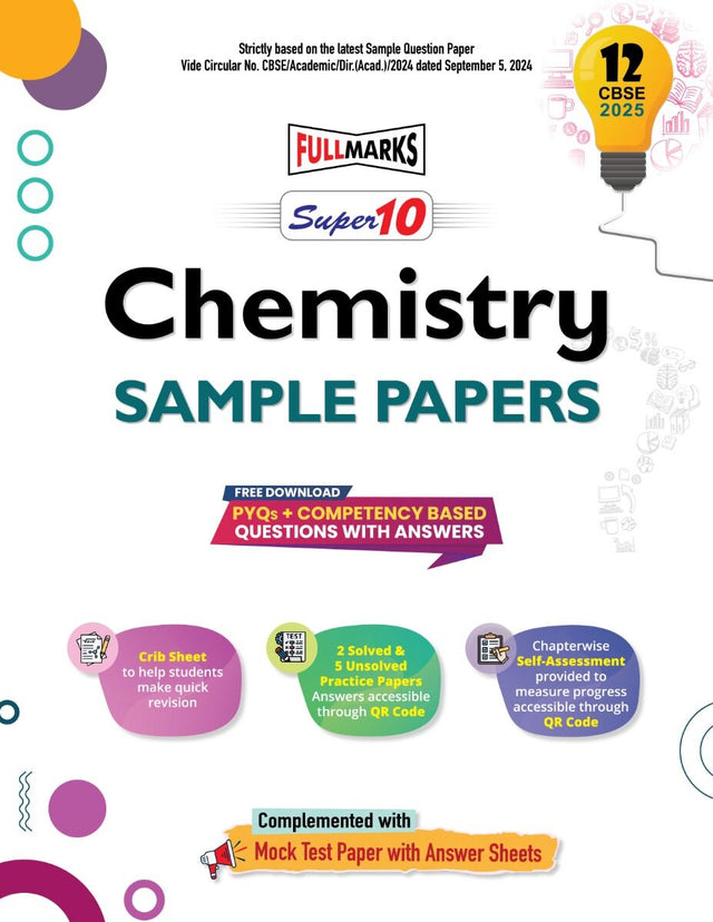 Full Marks Super 10 Sample Papers Chemistry for Class 12 | 2025 Exam - Retail Maharaj