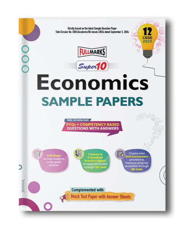 Full Marks | Super 10 | Sample Papers | Ecomomics | Class 12 | 2025 Exam - Retail Maharaj