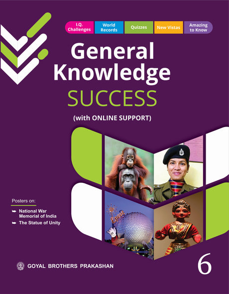 General Knowledge Success with Online Support for Class 6 - Retail Maharaj