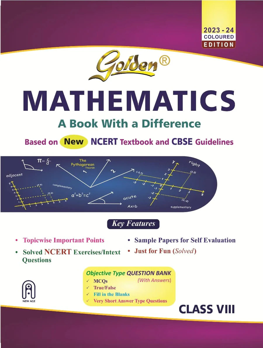 Golden Mathematics: Based on NEW NCERT for Class - 8 - Retail Maharaj