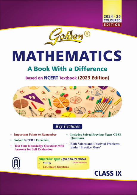 Golden Mathematics: Based On New Ncert For Class - 9 - Retail Maharaj