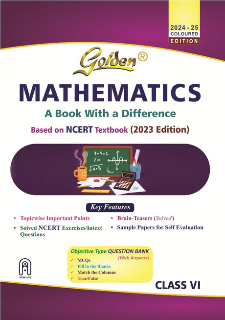 Golden Mathematics: Based On New New Ncert For Class - 6 - Retail Maharaj