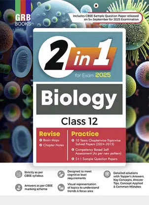 GRB 2 in 1 Biology Class 12 - Retail Maharaj