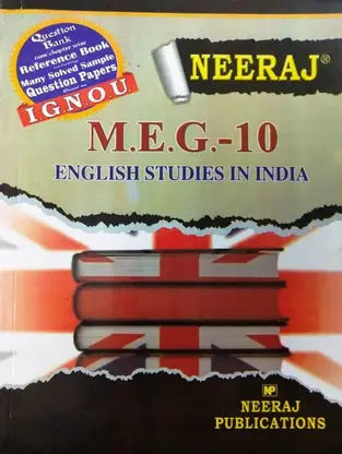 I.G.N.O.U M.E.G 10 - M.E.G 10 English Studies in India - Retail Maharaj