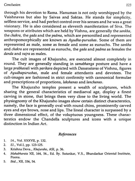 Iconography of Vishnu from Khajuraho - Retail Maharaj