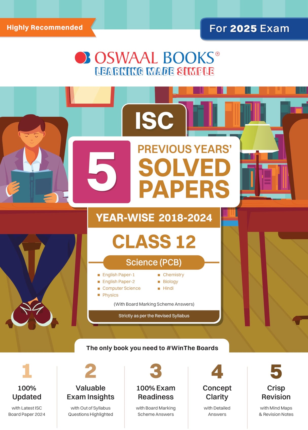 Icse 5 Previous Years Solved Papers Science (pcb)-12(2024-2025) - Retail Maharaj