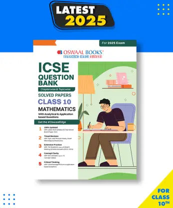 ICSE Question Bank Class 10 Maths Chapter&Topicwise Solved Papers For 2025 Exams - Retail Maharaj