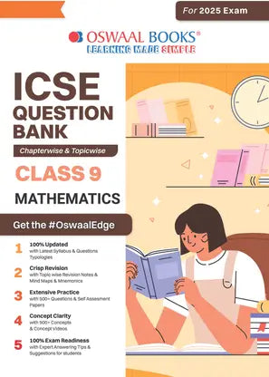 ICSE Question Bank Class 9 Math Chapter & Topicwise Solved Papers For 2025 Exams - Retail Maharaj