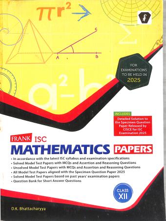 ISC Mathematics Papers Class 12 (2025 Examination) - Retail Maharaj