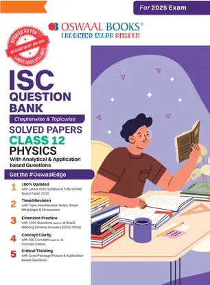 Isc Question Bank Solved Papers_class 12_physics_for Exam 2024-25 - Retail Maharaj